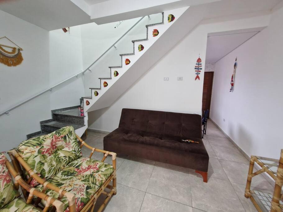 Casa Dos Sonhos - Pe Na Areia, Churrasqueira, Monitoramento 24 Horas Itanhaem Exterior photo
